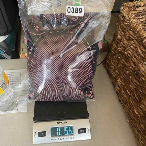 ECI New York Dress Womes 10 Pink Black Velvet Flocking Zip Back Peek a Boo Bust - Picture 12 of 12